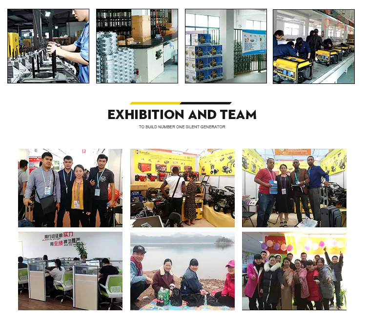 1.1kVA Lonfa 156f Four-Stroke Petrol Generator Set for Home Use