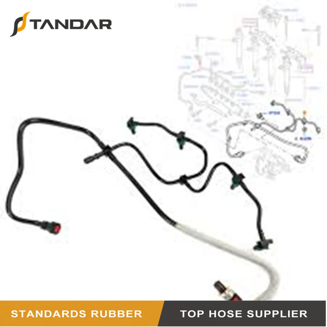 1521640 Diesel Fuel Injector Spill Rail Return Leak off Overflow Pipe for Ford Transit and Land Rover