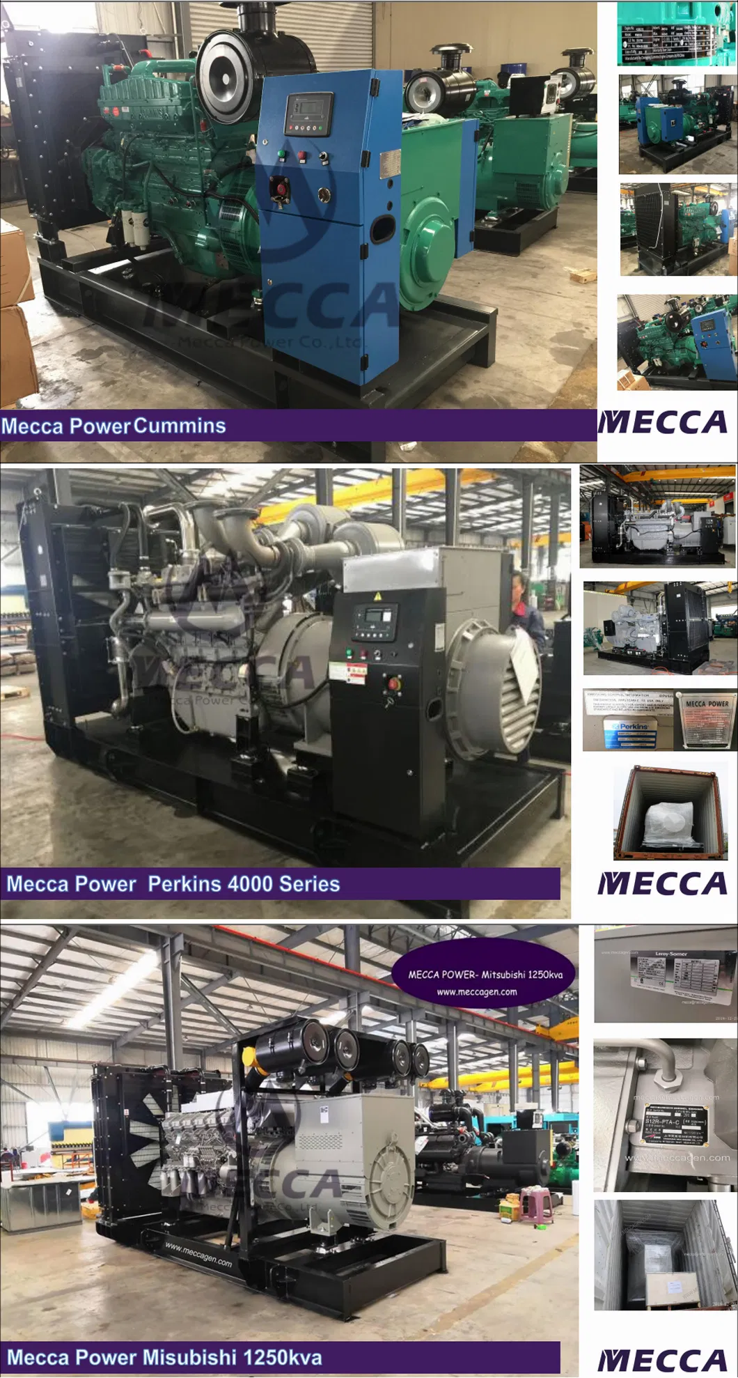 175kw Open Type Diesel Genset Powered by Perkins[Mbpo04]