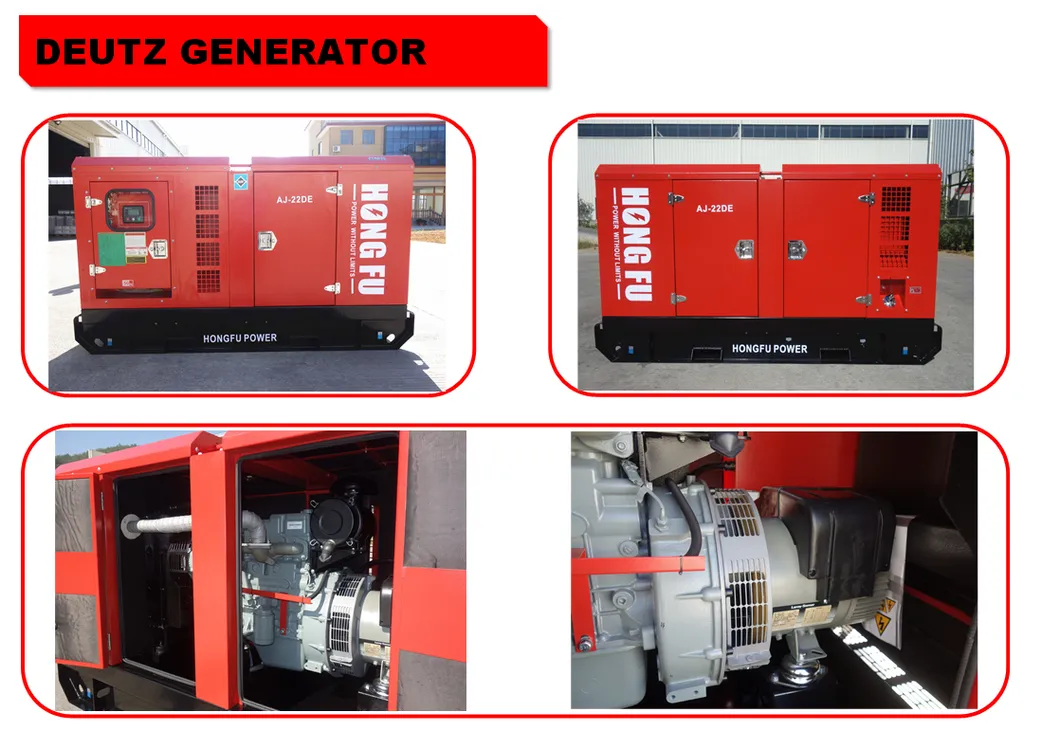 24kw/30kVA 26kw/33kVA Deutz Diesel Generator Set with Galvanized Canopy