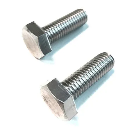304 316 Stainless Steel A2 A4 Fasteners Hex Bolt and Nut Set with Washer