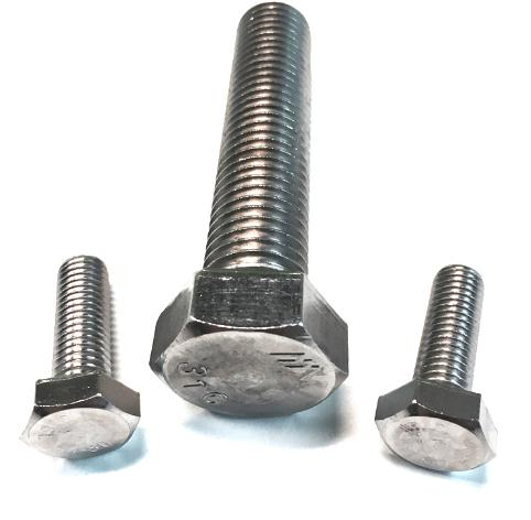 304 316 Stainless Steel A2 A4 Fasteners Hex Bolt and Nut Set with Washer