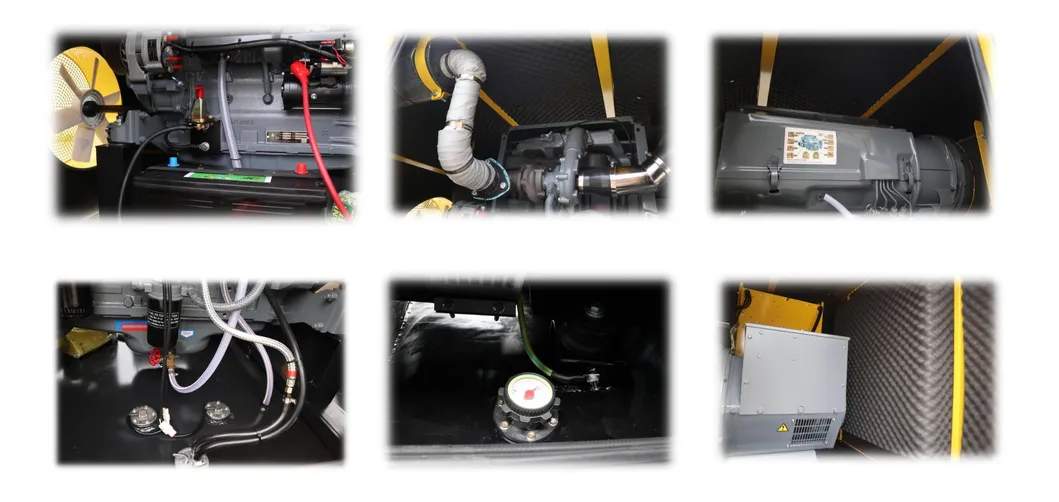 438kVA/350kw Ultrasilent Deutz Engine Diesel Powered Generator Backup