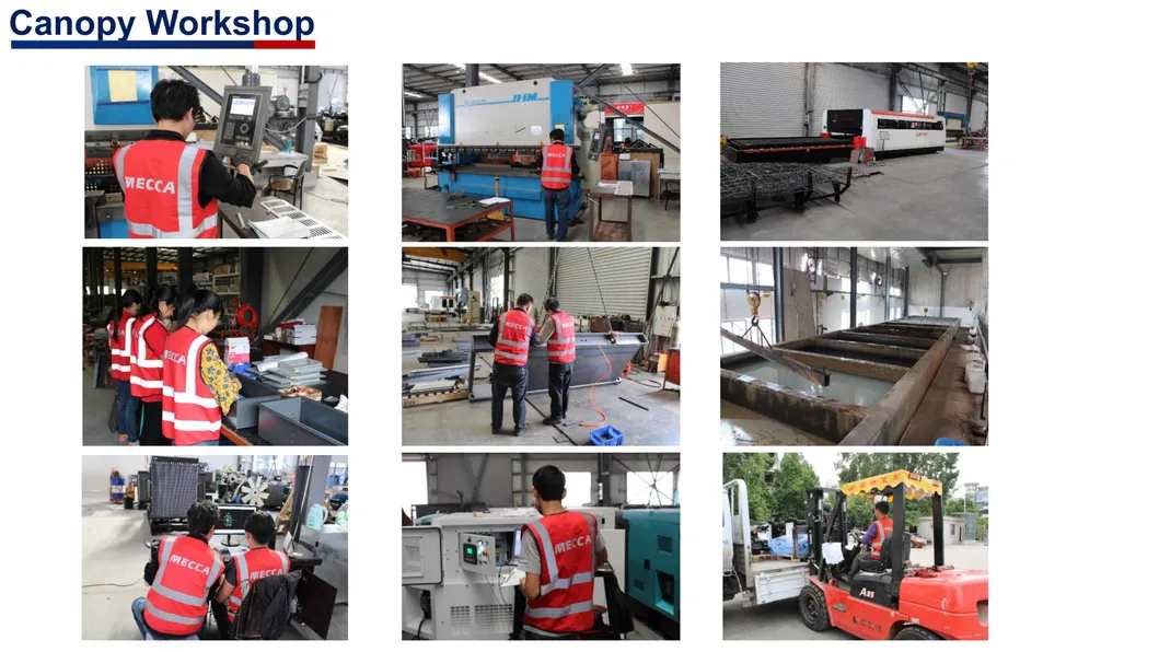 438kVA/350kw Ultrasilent Deutz Engine Diesel Powered Generator Backup