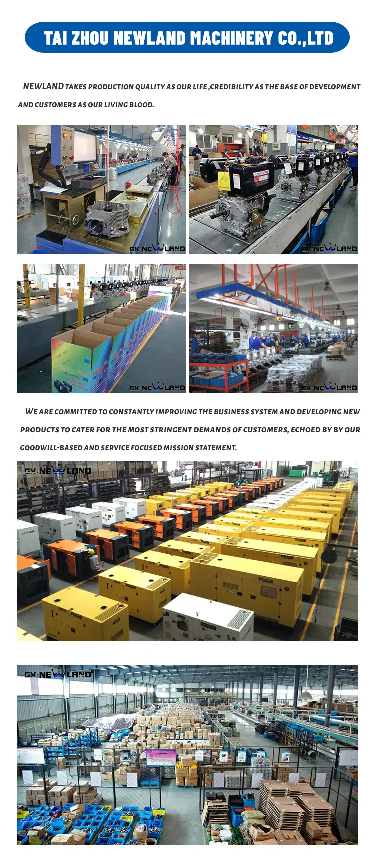 7.5kw Air Cooled Open Frame Diesel Generator