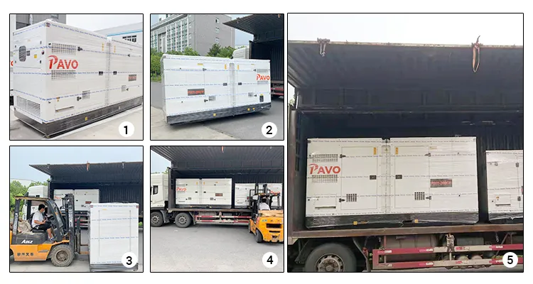 80kVA/64kw Open Diesel Generator Set Powered by Weichai Engine Power Stanford/Pavo Alternotor