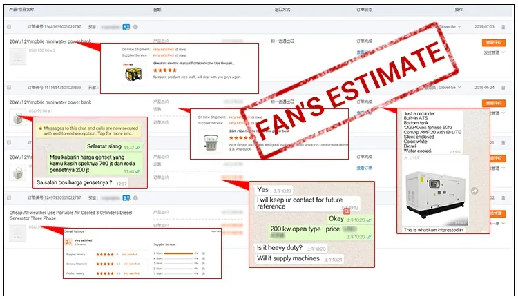 80kVA/64kw Open Diesel Generator Set Powered by Weichai Engine Power Stanford/Pavo Alternotor
