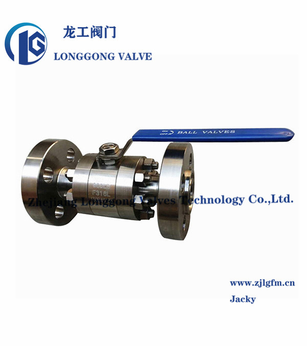 ANSI A105/F304/ F316 Forged Steel Flanged Ball Valve Class 150-2500