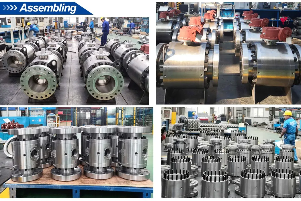 API6d Fire Safe Forged Steel Trunnion Mounted Ball Valve 6in 1500lb F316 Three Piece Bolted Bonnet