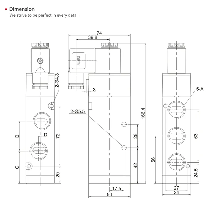 China Factory Sale 4V1 Series Aluminum Alloy Air Control Solenoid Valve