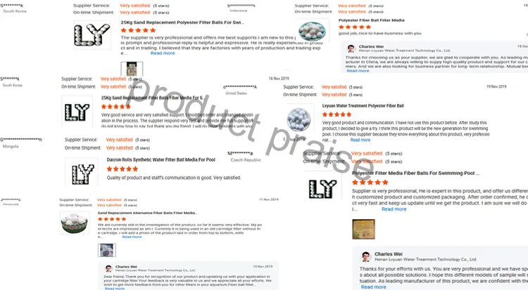 China Manufacturer Customized Water Filter Balls Material for Fish Farm Tank