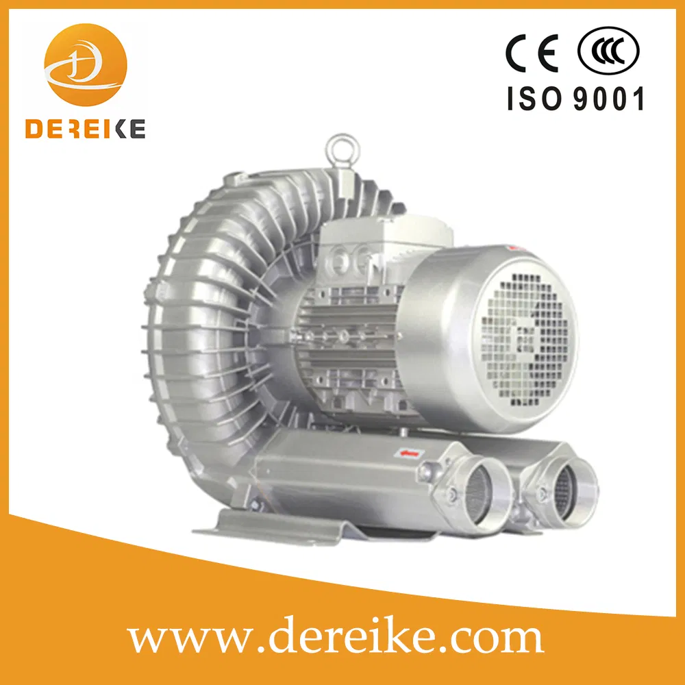 Dereike 4kw 3AC Regenerative Turbine Blower Industrial Air Blower