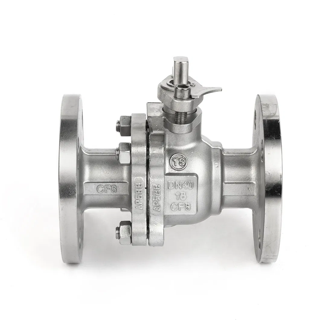 Floating Type Mounting Pad NPT BSPT F304 F316 3PCS Motorized Ball Valve