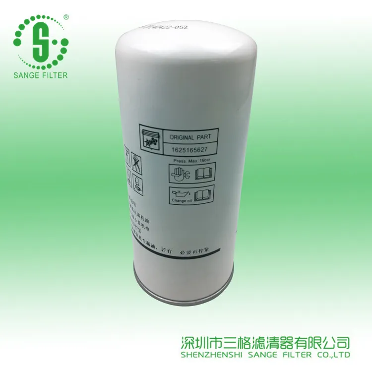 Hot Sale Replacement Liutech Air Compressor Part Oil Filter 1625165627