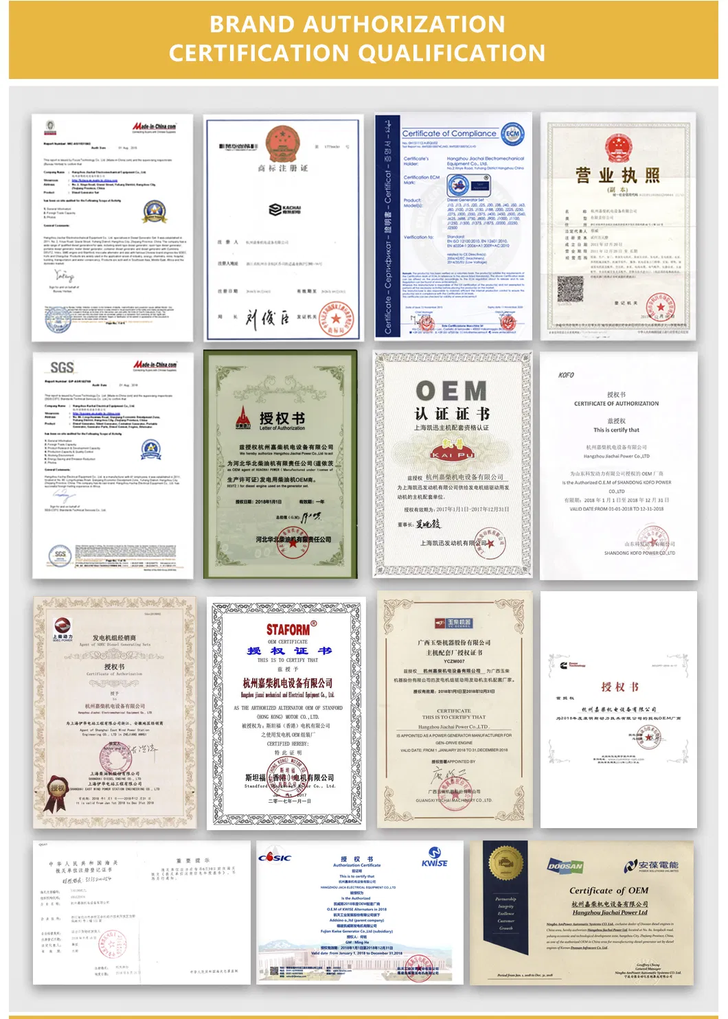 Made in China 200kVA Silent Cummins Electric Diesel Generator (J200C)