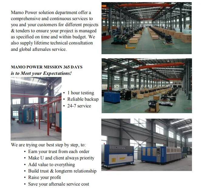 Open/Silent Deutz Engine Bf8m1015c-Lag1a 438kVA/350kw Prime 481kVA/385kw Standy Power Electric Diesel Generator