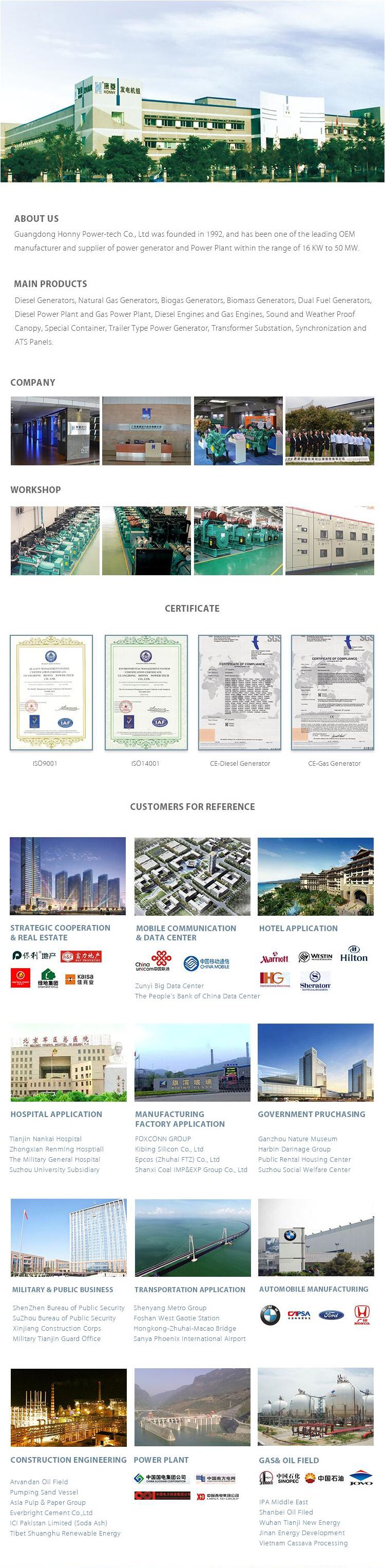 Regulator Valves Include 250kw Natural Gas Generator