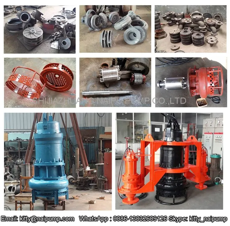 Seawater Submersible Slurry Pumps for Removing Sand and Mud