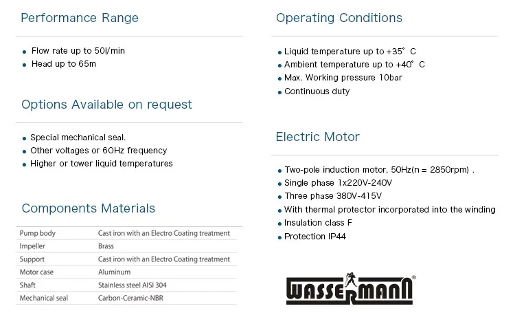 Self Priming Domestic Peripheral Pump