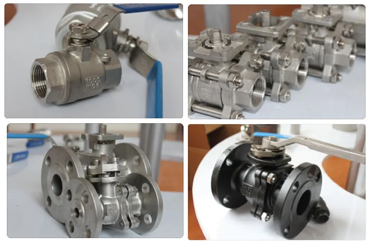 Valvula Bola Inox T316 T304 2PC Threaded Ball Valve